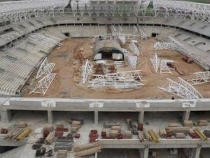 Malatya Arena’da Kaba İnşaat Tamamlandı