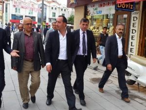 MHP Adayı Gönen Esnaf Ziyaretlerinde Bulundu