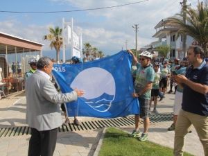 Burhaniye’de Mavi Bayrak Töreni