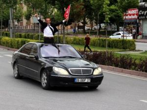 Saadet Partisi 250 Araç Konvoyu Halinde Kayseride Gövde Gösterisi Yaptı