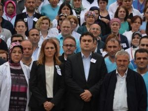 Fatsa’da Sağlık Çalışanlarından Eylem