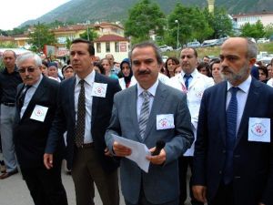 Amasya’da Sağlık Çalışanlarından Şiddet Eylemi