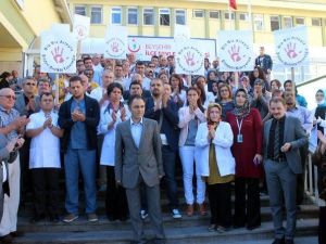 Beyşehir’de Doktorlardan Sağlıkta Şiddete Tepki