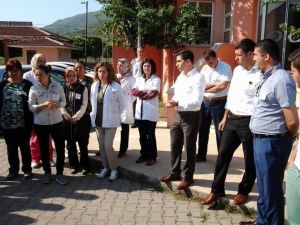 Osmaneli’deki Sağlık Çalışanları Da Şiddeti Kınadı