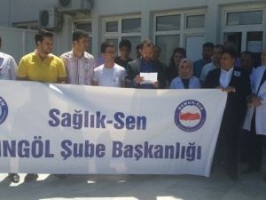 Samsun’daki Doktor Cinayeti Bingöl’de Protesto Edildi