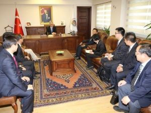 Çin Büyükelçisinden Vali Ataklı’yı Ziyaret Etti