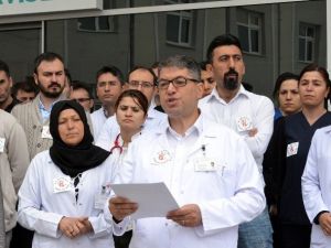 Alaca Sağlık Çalışanları Şiddeti Kınadı