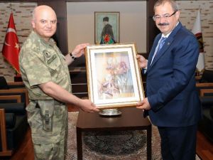 Tuğgeneral Cemalettin Doğan GSO’yu Ziyaret Etti