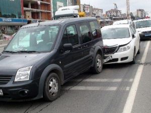 11 Araç Birbirine Girdi, Ümraniye-şile Yolu Felç Oldu