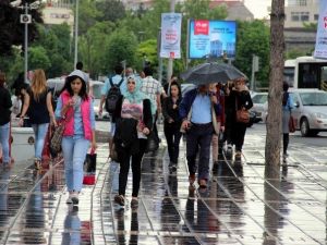 Kayseri’de Yağmur Hafta Sonuna Kadar Devam Edecek
