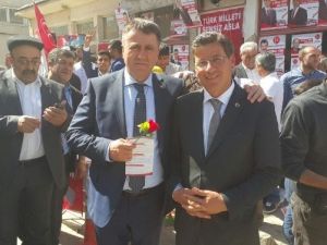 MHP Adayları Çimen Aşkale Ve Çat’a Çıkarma Yaptı