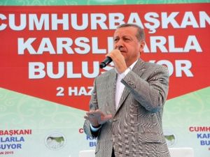 Cumhurbaşkanı Erdoğan Kars’ta