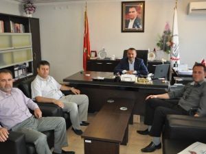 Eğitim Bir Sen’den İlçe Milli Eğitim Müdürü Gümüş’e Destek Ziyareti