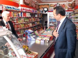 AK Parti Afyonkarahisar Milletvekili Adayı Akif Özkaldı Sandıklı İlçesini Ziyaret Etti