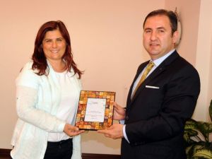 Başkan Çerçioğlu, EGİFED Yönetimini Ağırladı