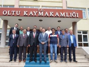 Gençlik Ve Spor Bakanlığı Müsteşarı Özçelik Oltu’da...