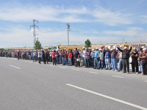 İnönü Ford Otosan Çalışanlarına Gölcüklü İşçilerden Destek