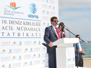 Bakan Güllüce “Deniz Kirliliği Acil Müdahale Tatbikatı’na” Katıldı