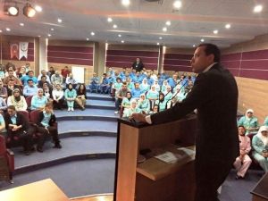 AK Parti Milletvekili Adayları Hizmet Alımı İle Çalışan Personellerle Buluştu