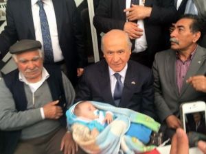 Mhp Genel Başkanı Bahçeli, Gölbaşı İlçesini Ziyaret Etti