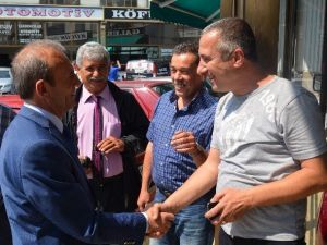Tevfik Topçu Otokoop Esnafıyla Buluştu