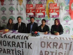 Hdp, Erzurum Mitingine Hazırlanıyor