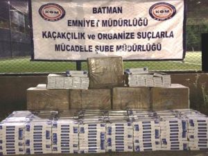 Batman’da Gümrük Kaçağı 20 Bin 300 Paket Sigara Ele Geçirildi