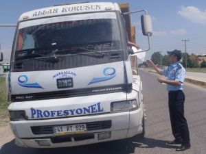 Kartepe’de Hafriyat Kamyonu Denetimleri Sürüyor