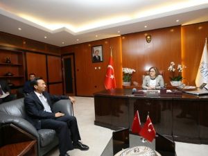 Çin Büyükelçisi Hongyang’dan Şahin’e Ziyaret