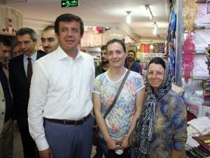 Bakan Zeybekci, Esnafı Ziyaret Etti