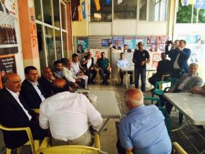 Parlak Çüngüş Ve Çermik İlçelerini Ziyaret Ederek, Vatandaşlarla Bir Araya Geldi
