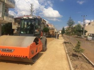 Bolvadin’de Asfalt Serim Çalışmaları