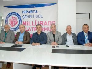 Isparta’da Ortak Akıl Platformu AK Parti’yi Destekleyecek