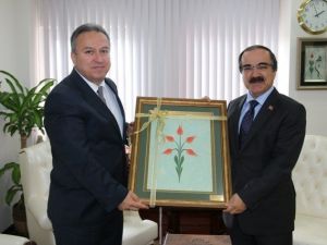 Sakarya Valisi Coş, Düzce Valisi Fidan’ı Ziyaret Etti
