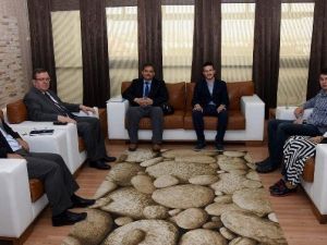 Tügva Afyonkarahisar Şube Yönetiminden Rektör Solak’a Ziyaret