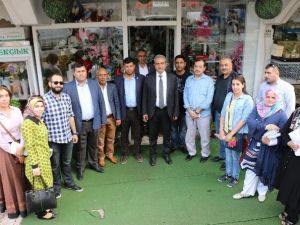 Başkan Demirkol Emniyet Caddesi Esnafını Ziyaret Etti