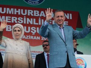 Cumhurbaşkanı Erdoğan Mersin’de (1)