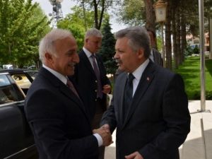 Samsun Valisi İbrahim Şahin’den Vali Kahraman’a Ziyaret