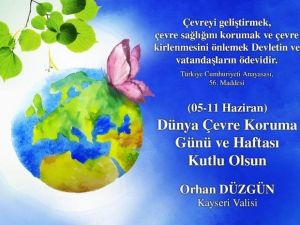 Vali Orhan Düzgün’ün ’Dünya Çevre Günü’ Mesajı