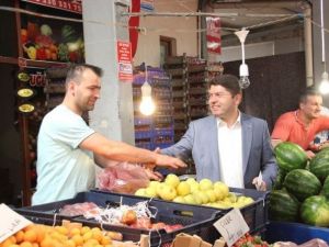 Milletvekili Tunç Pazaryeri Esnafıyla Buluştu