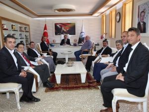 Enerji Bir-sen Genel Başkanı’ndan Rektör Coşkun’a Ziyaret.