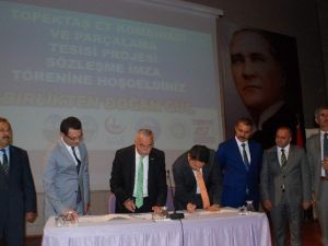 Tokat’ta Et Kombinası Ve Et Parçalama Tesisi Projesi Sözleşmesi Törenle İmzalandı