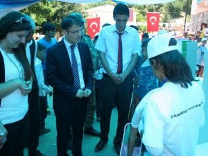 Çamdere Ortaokulu TÜBİTAK Bilim Fuarı Düzenledi