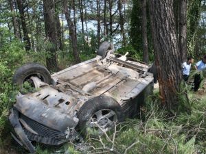 Marmaris’te Trafik Kazası, 2 Yaralı