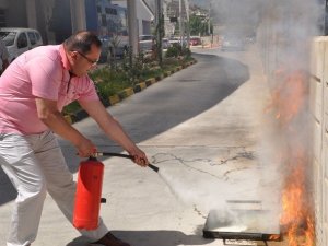 Nazilli’de Hastane Personeline Afet Eğitimi