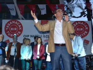 CHP’den Büyük Nazilli Mitingi