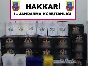 Hakkari’de Kaçak İçki Ele Geçirildi