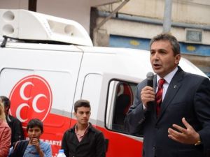 Emin Çınar, Araç, Taşköprü Ve Çatalzeytin’de Mitinge Katıldı