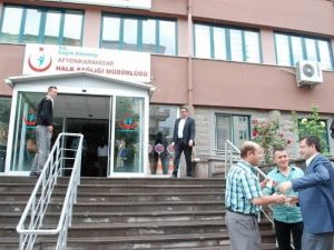 MHP’li Parsak Seçim Çalışmalarına Hastane Ziyareti İle Devam Etti