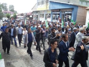 Varto’da Bingöl Saldırısı Protesto Edildi